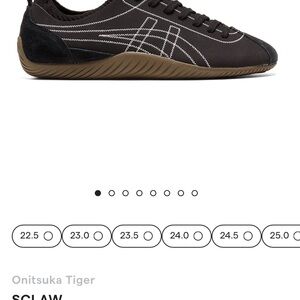 Onitsuka Tiger by Black sock Sneaker with Tan Sole